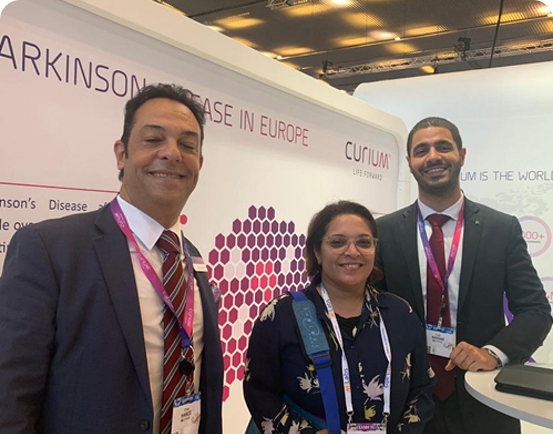 EANM congress with Dr Batool Al Baloushi along Regional Manager from Curium